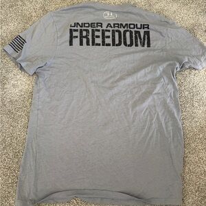 Under Armour Freedom Short Sleeve Tee - Gray